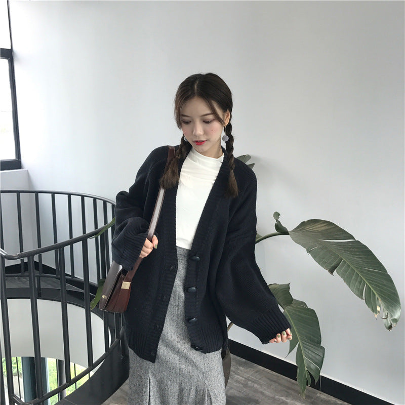 Kvinders Oversized Strik Cardigan Stilla