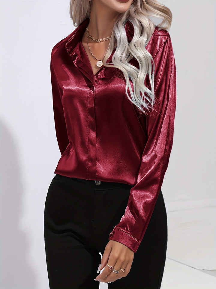 Stilla | Elegant Satinbluse