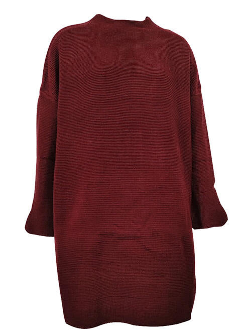 Stilla | Hals Langærmet Sweaterkjole