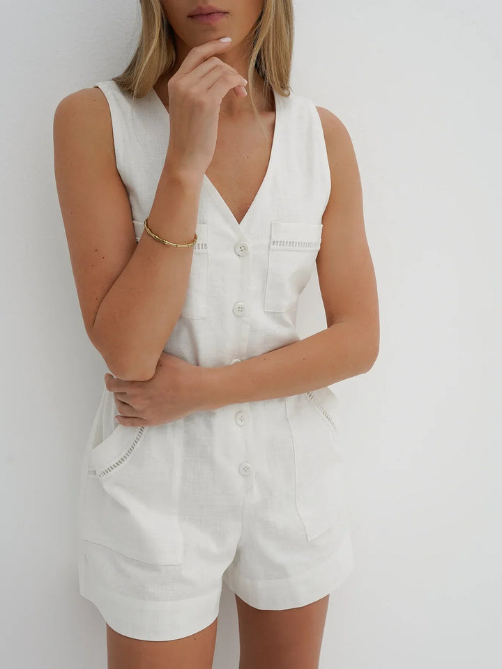 Stilla | Easy Fit Hvid Romper