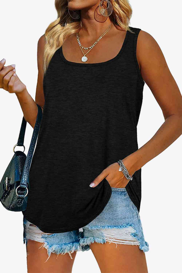 Stilla | Hem Square Neck Tank