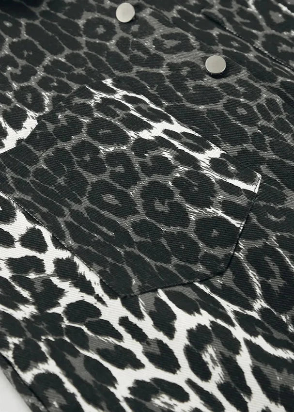 Stilla | Print Bomulds Oversized Jakke