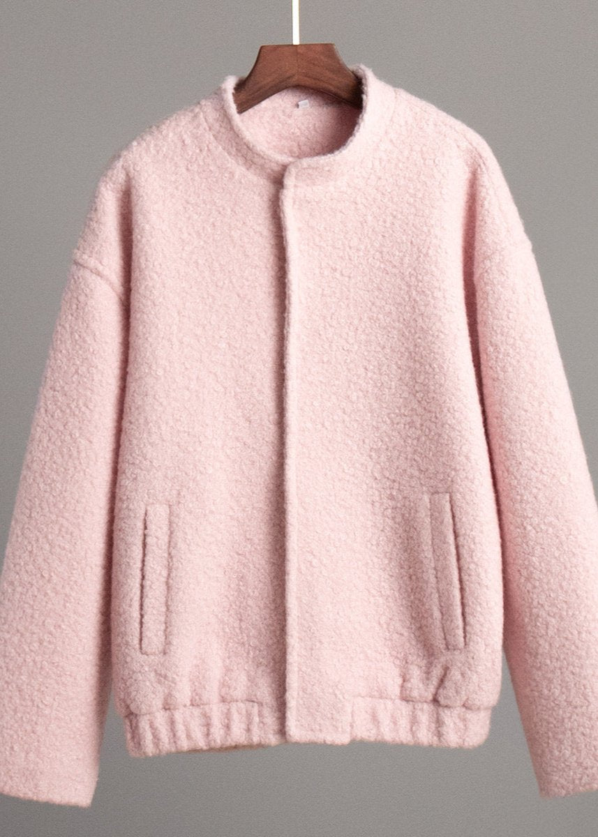 Stilla | Rosa Drop Shoulder Ståkravejakke