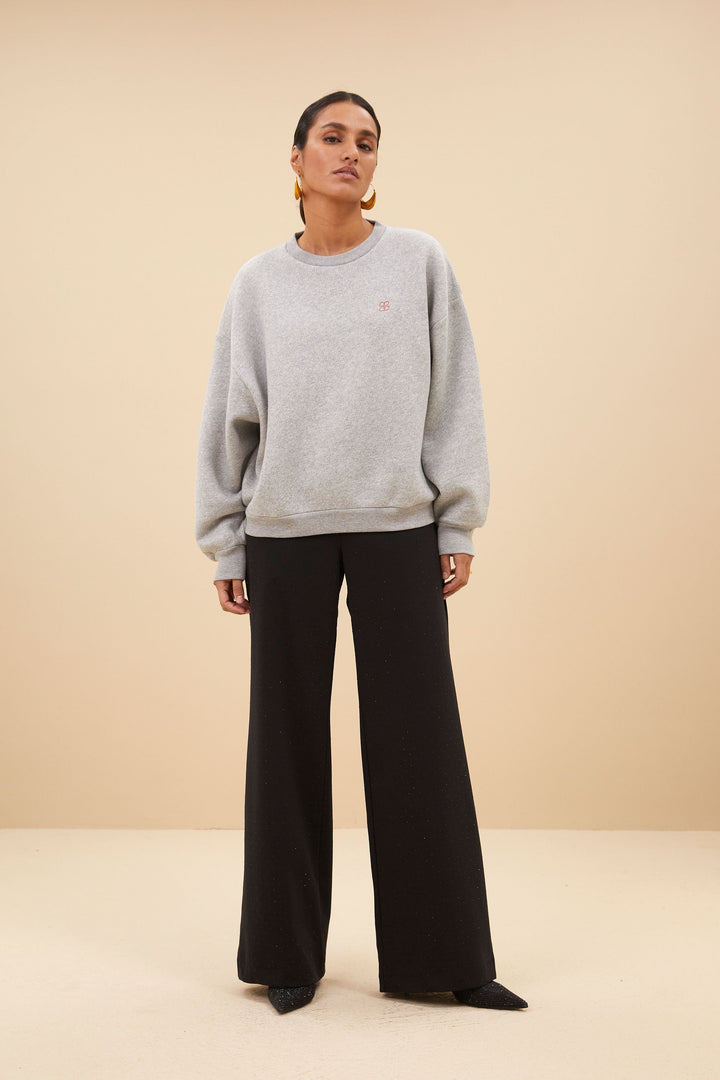 Stilla | Pullover Grå Bibi Boogie Nights Melee