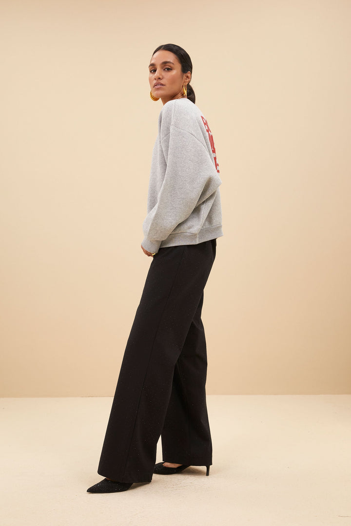 Stilla | Pullover Grå Bibi Boogie Nights Melee