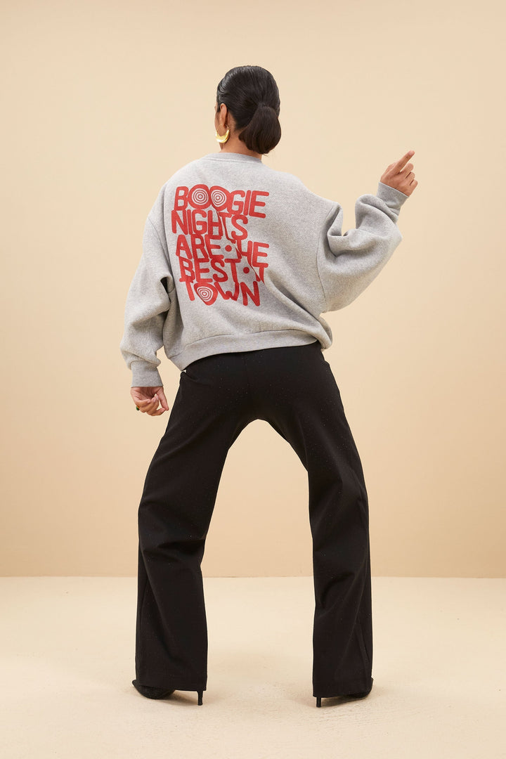 Stilla | Pullover Grå Bibi Boogie Nights Melee