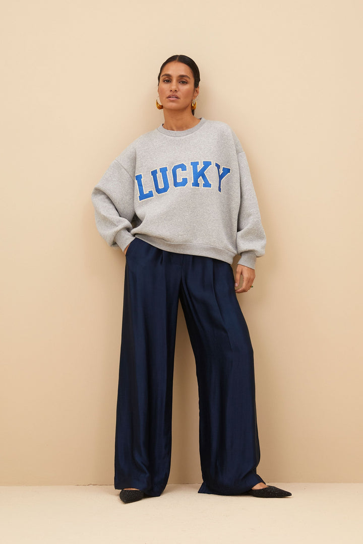 Stilla | Pull Melange Bibi Lucky Sparkle Grå