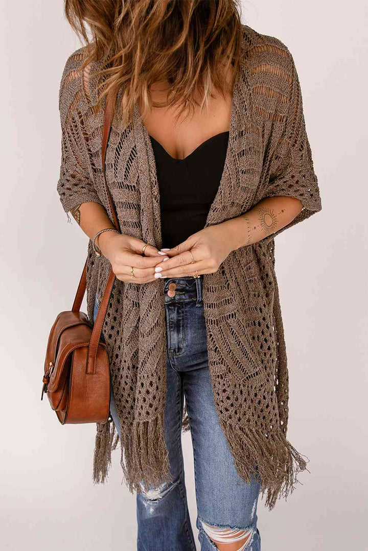 Stilla | Hem Slid Åben Front Cardigan