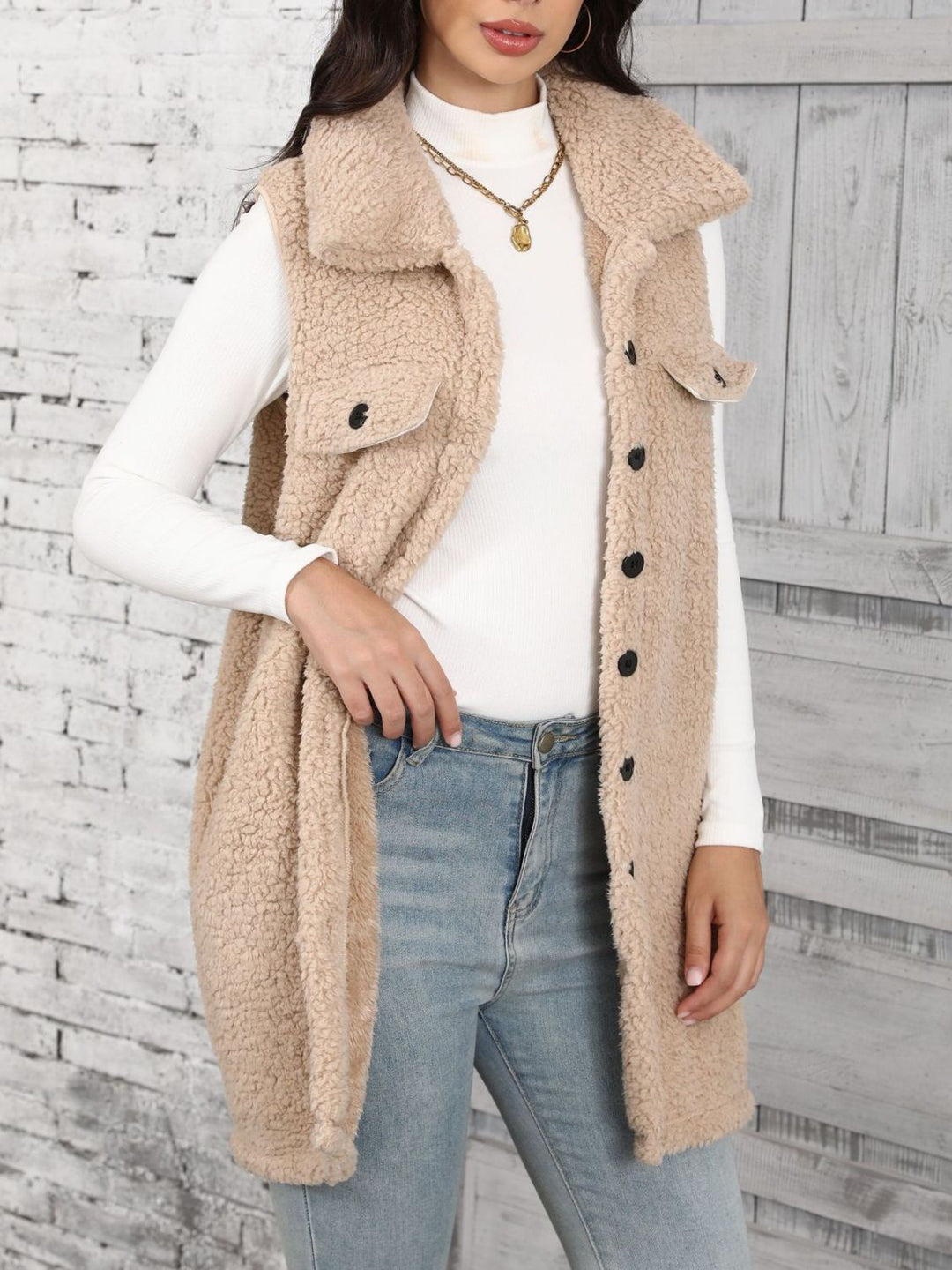 Stilla | Teddyvest Med Knapper