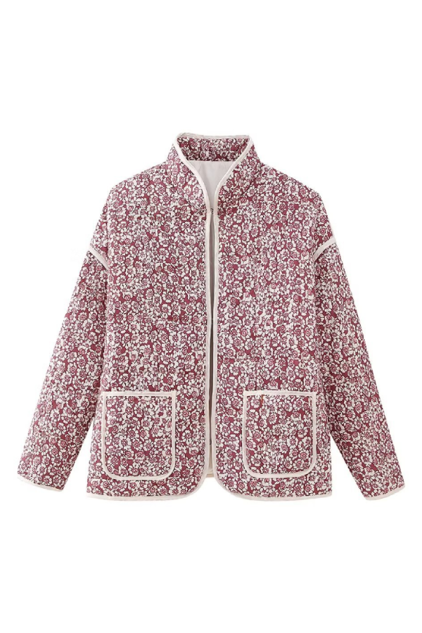 Stilla | Print Tynd Taske Cardigan Jakke