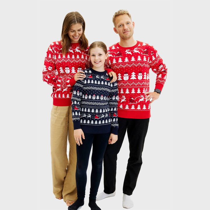 Stilla | Den stilfulde julesweater rød Herre