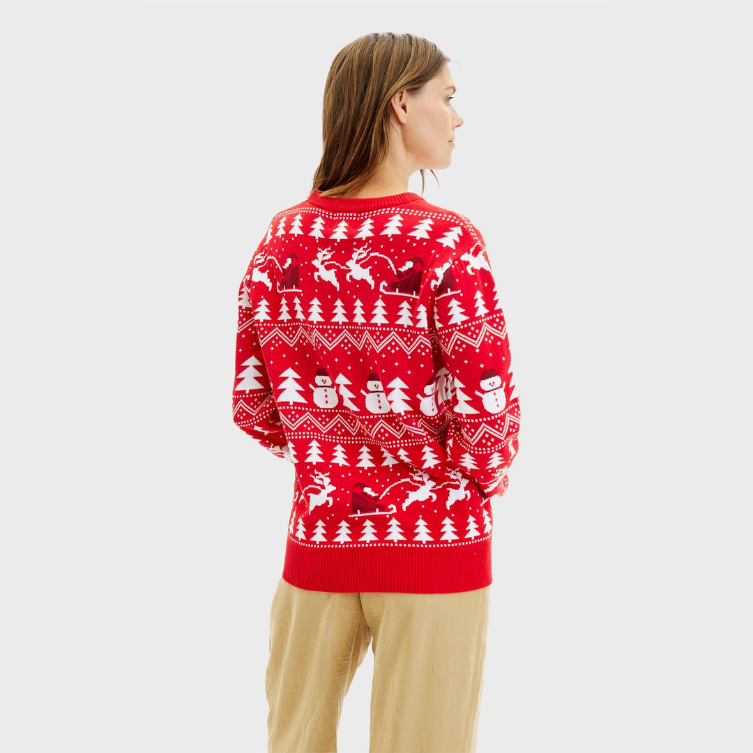 Stilla | Den stilfulde julesweater rød Herre
