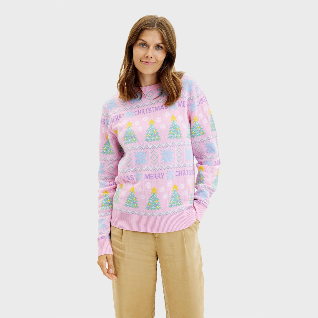 Stilla | Den pinke julesweater til kvinder