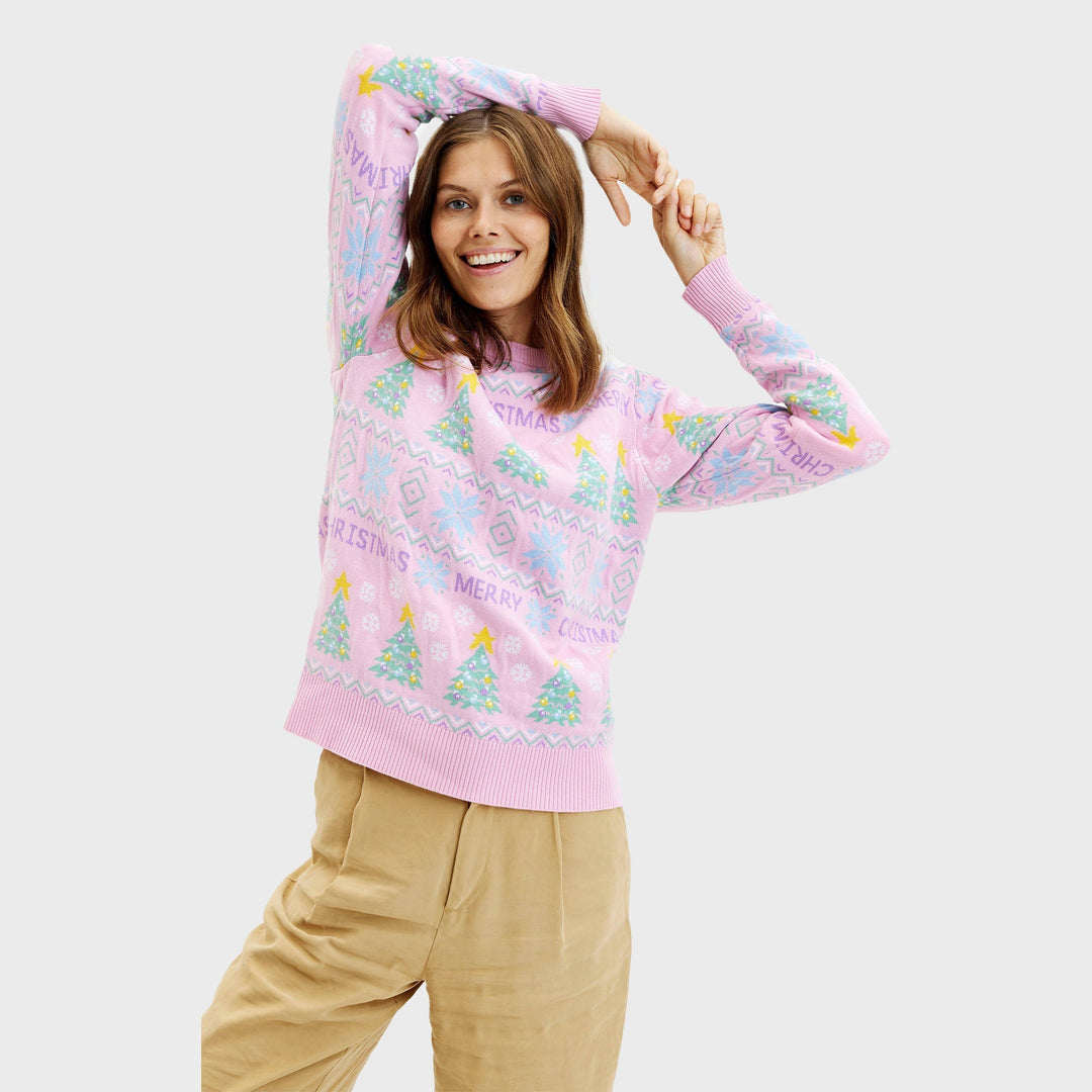 Stilla | Den pinke julesweater til kvinder