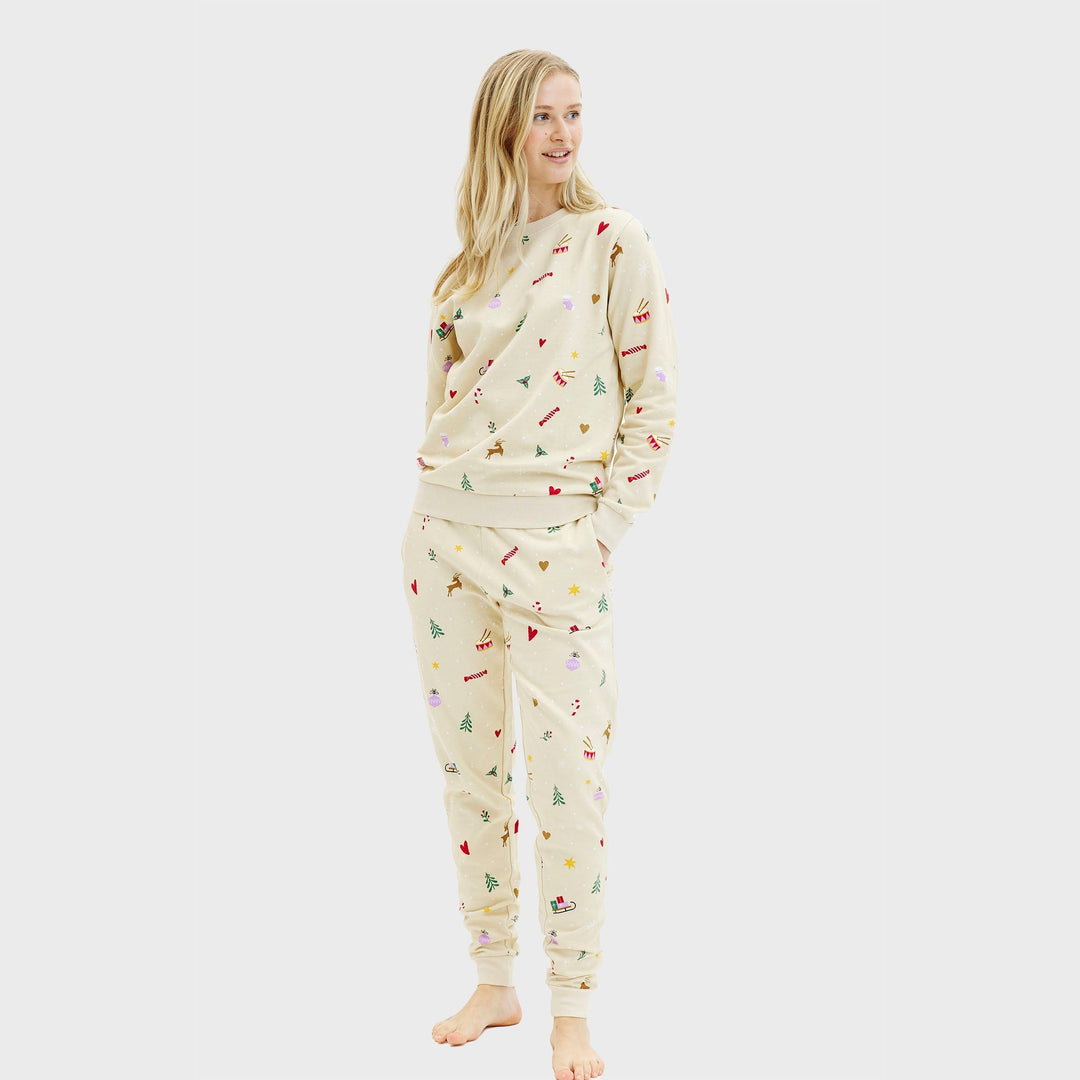 Stilla | Jule Sweat Sæt Beige Dame