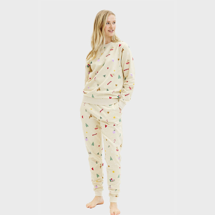 Stilla | Jule Sweat Sæt Beige Dame