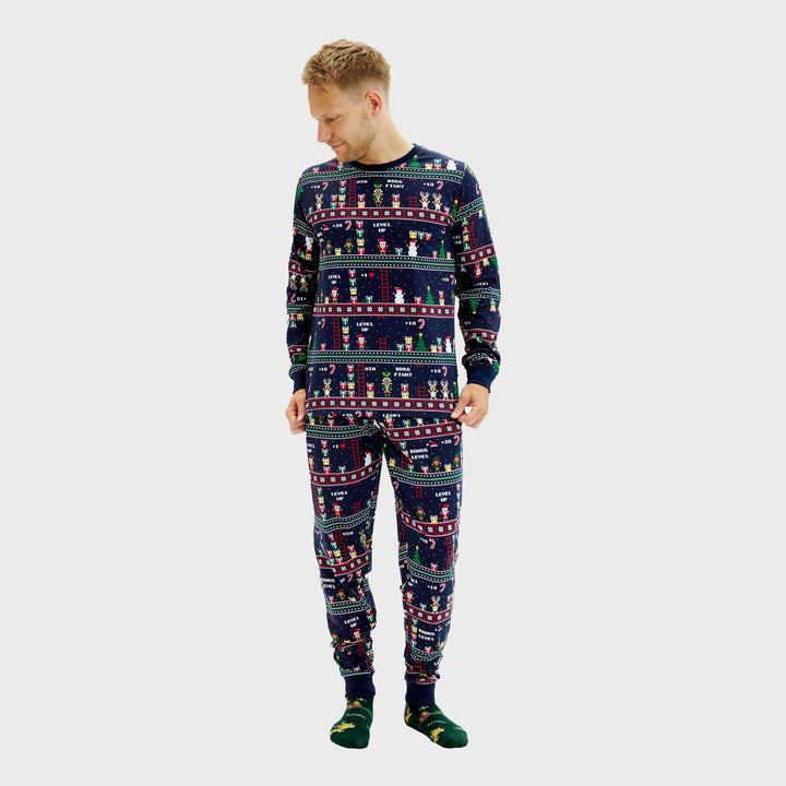 Stilla | Vintage Gamer jule-pyjamas herre