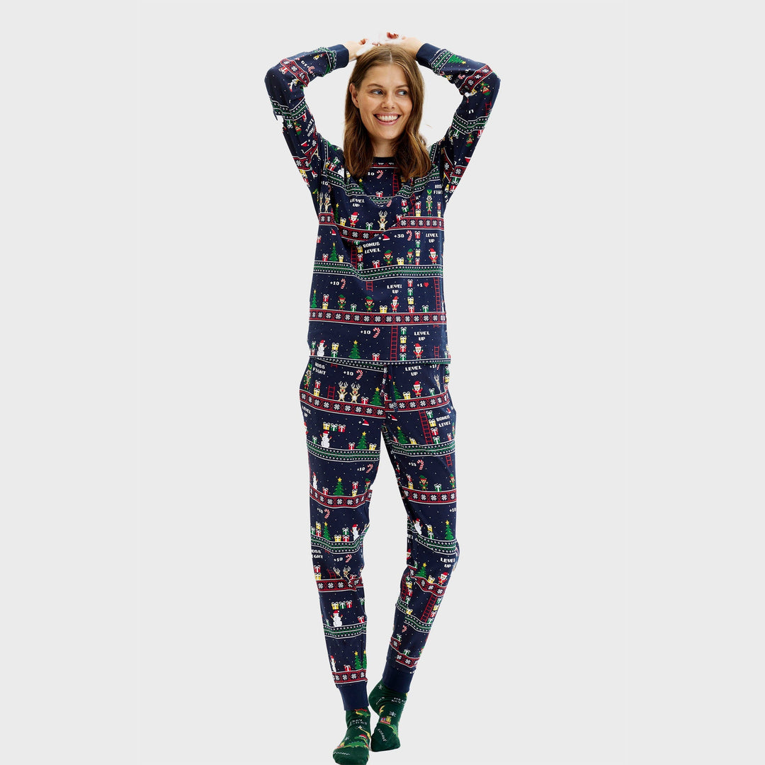 Stilla | Vintage Gamer jule-pyjamas damer