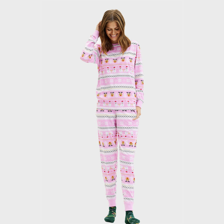 Stilla | Ultimativ Jule-Pyjamas Pink Damer