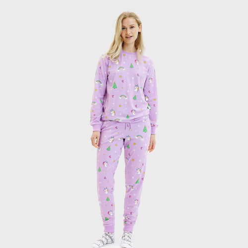 Stilla | Enhjørning Jule Pyjamas Dame
