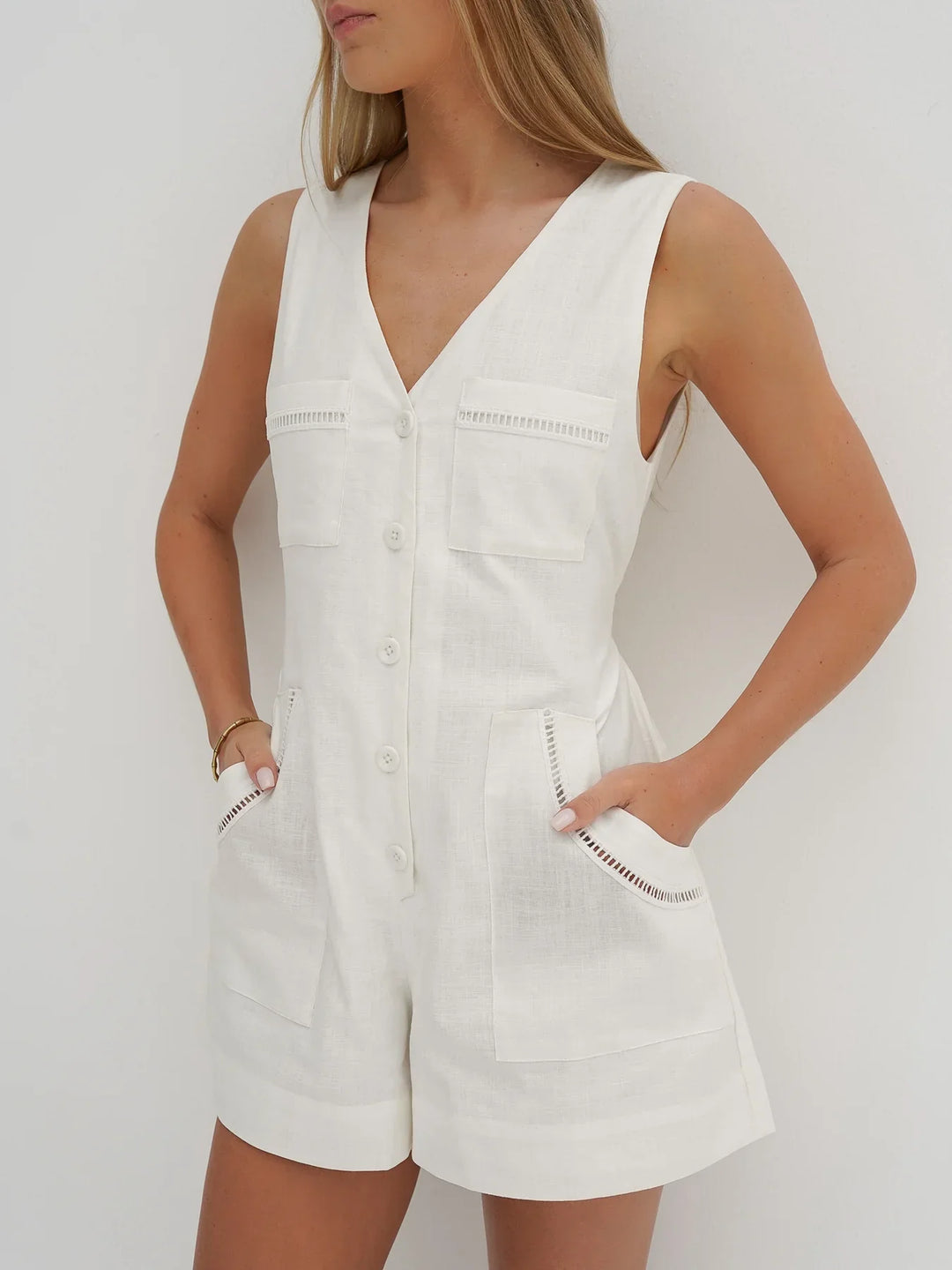 Stilla | Easy Fit Hvid Romper
