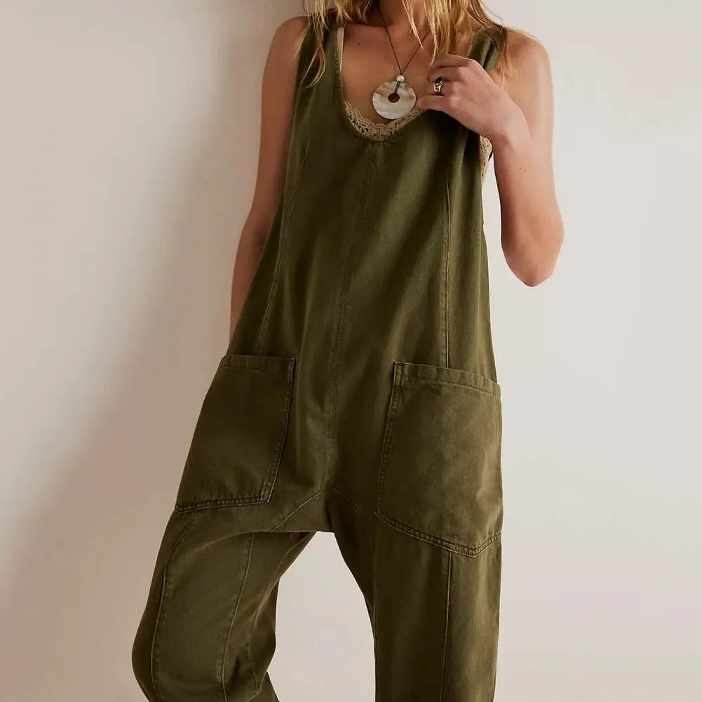 Skovae | Stilfuld denim jumpsuit