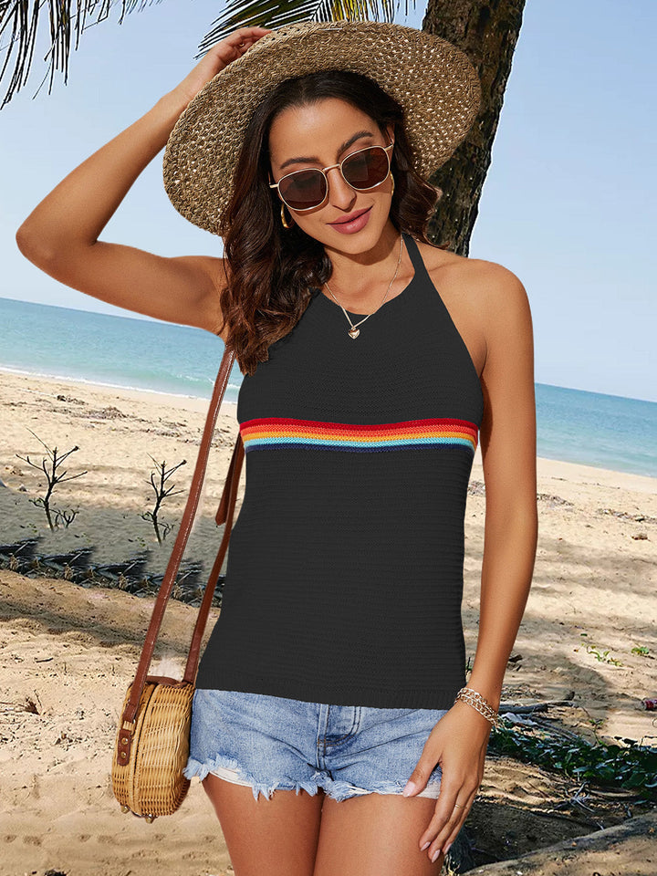 Stilla | Kontrast Halterneck Tank