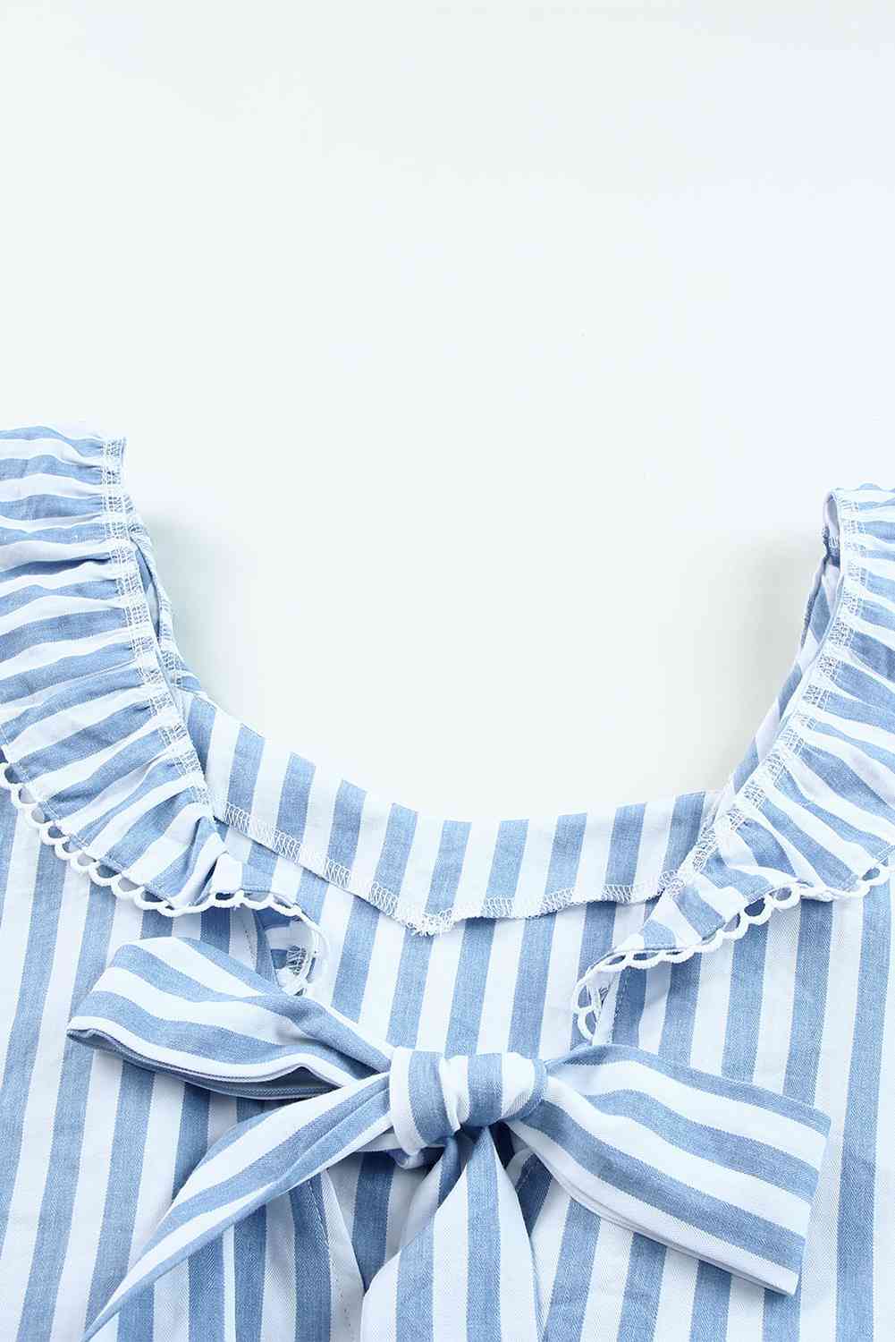 Stilla | Tie Back Ruffle Tank