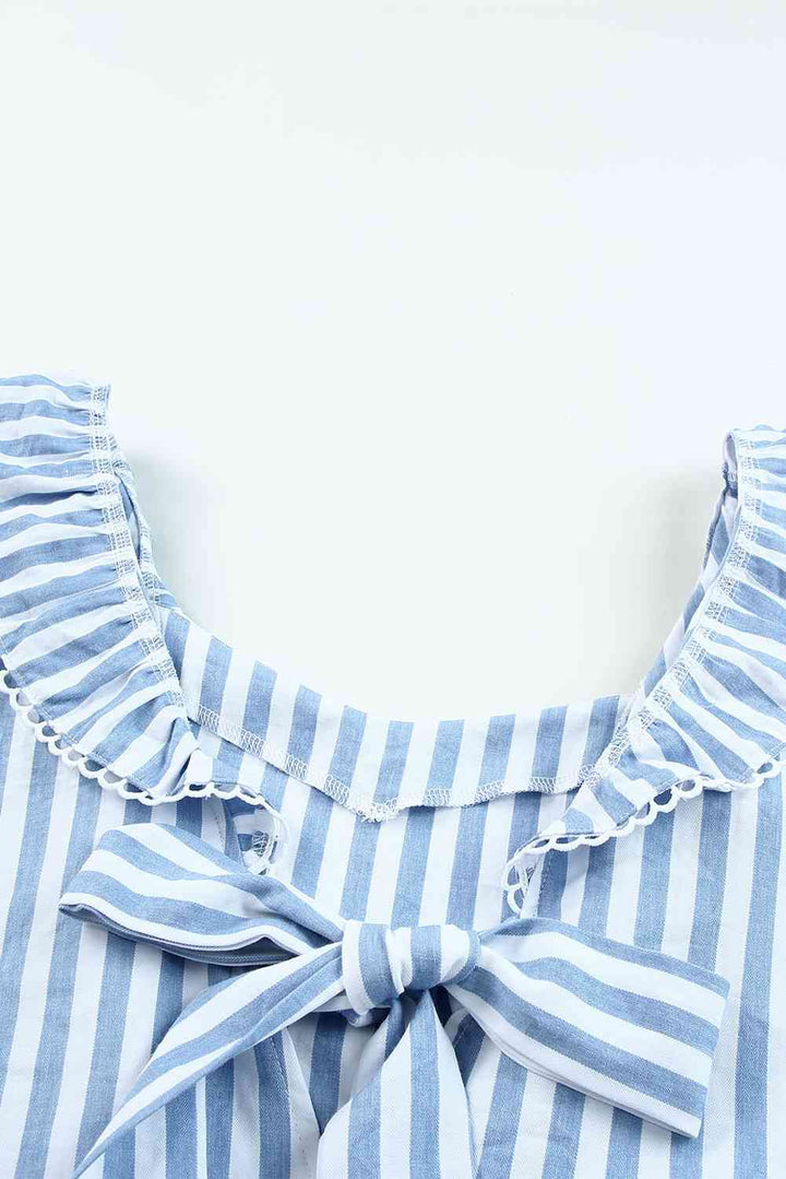 Stilla | Tie Back Ruffle Tank