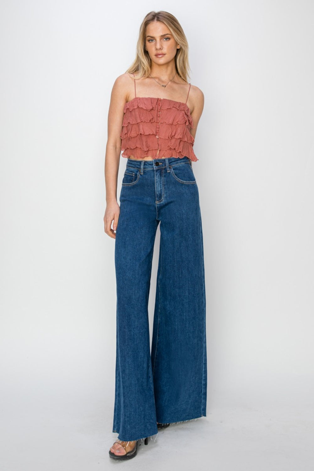 Stilla | High Rise Palazzo Jeans