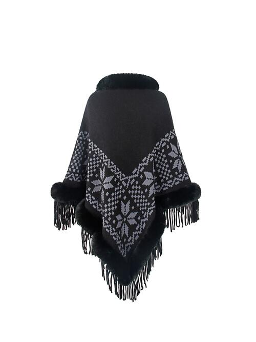 Stilla | Geometrisk Cape Ærme Poncho