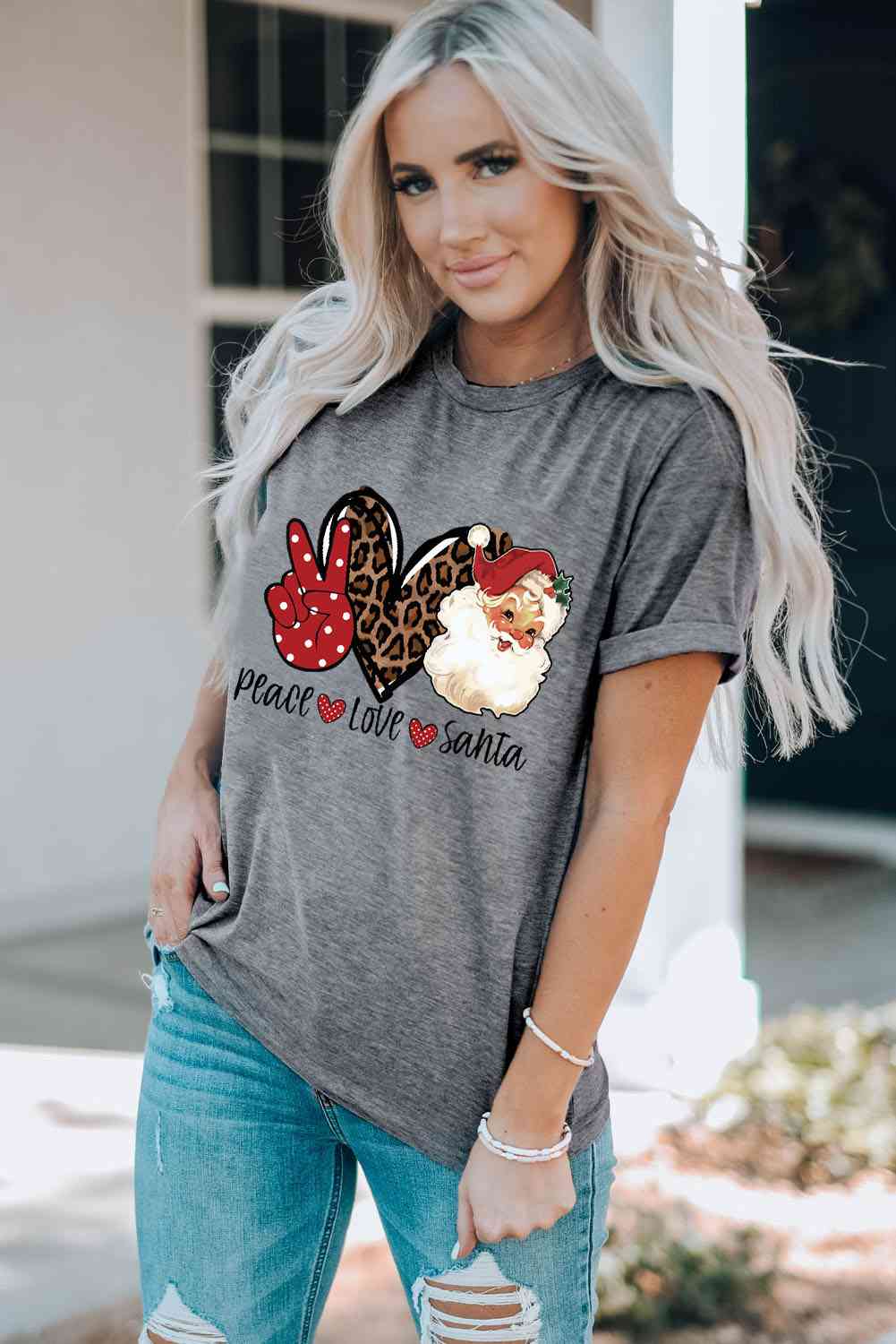 Stilla | Love Santa Grafisk T-shirt