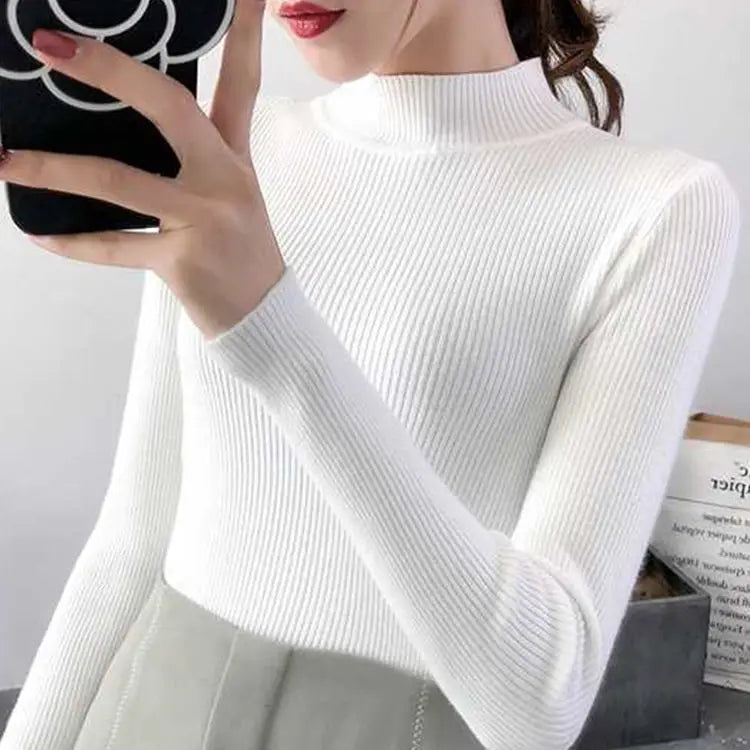 Stilla | Cozy Ribbet Uld Sweater til Kvinder