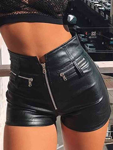 Stilla | Størrelse Lynlås Shorts Med Lomme