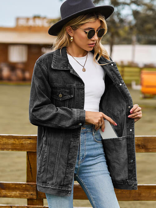 Stilla | Denimjakke Med Lommer