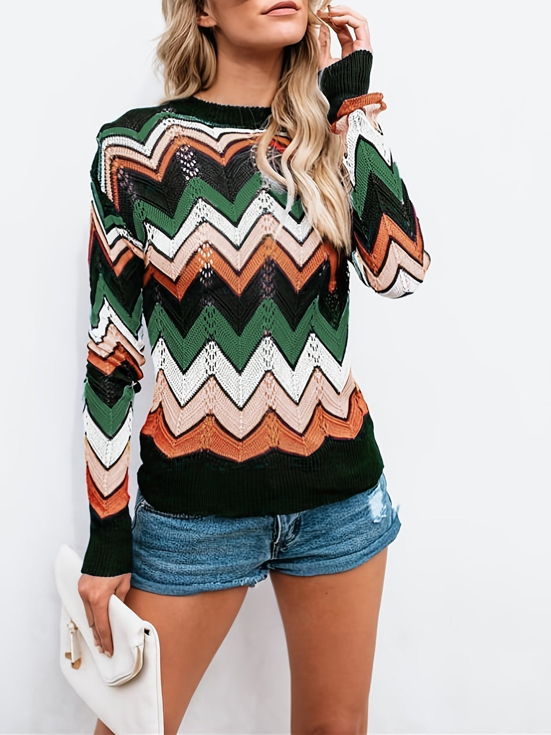 Stilla | Pullover med lineær design