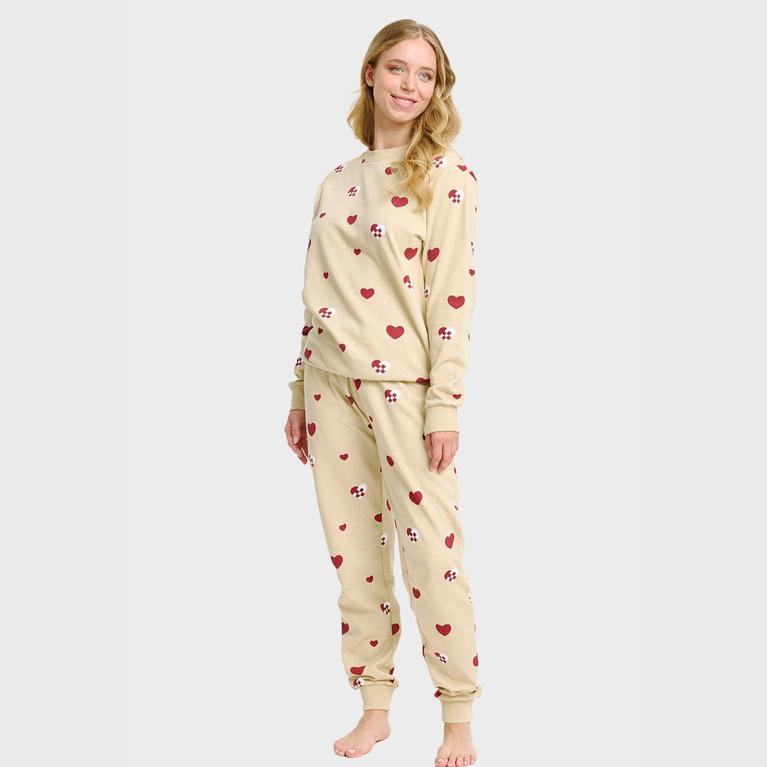 Stilla | Julehjerte Sweatset Damer