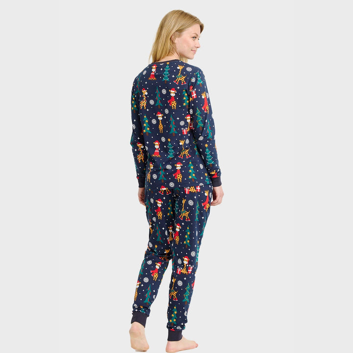 Stilla | Giraffe jule-pyjamas kvinder