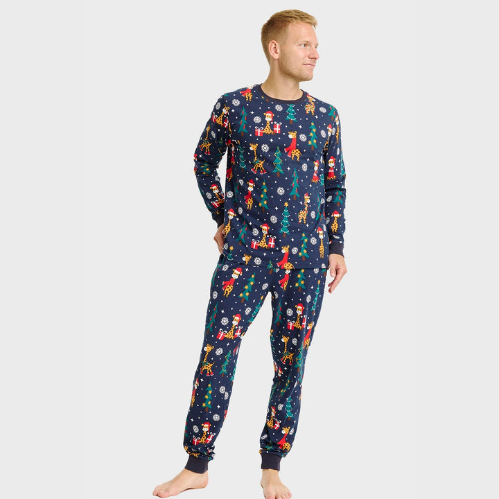 Stilla | Giraffernes jule-pyjamas til mænd