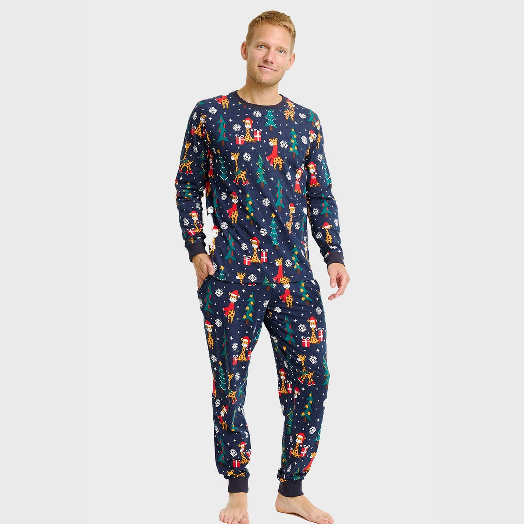 Stilla | Giraffernes jule-pyjamas til mænd
