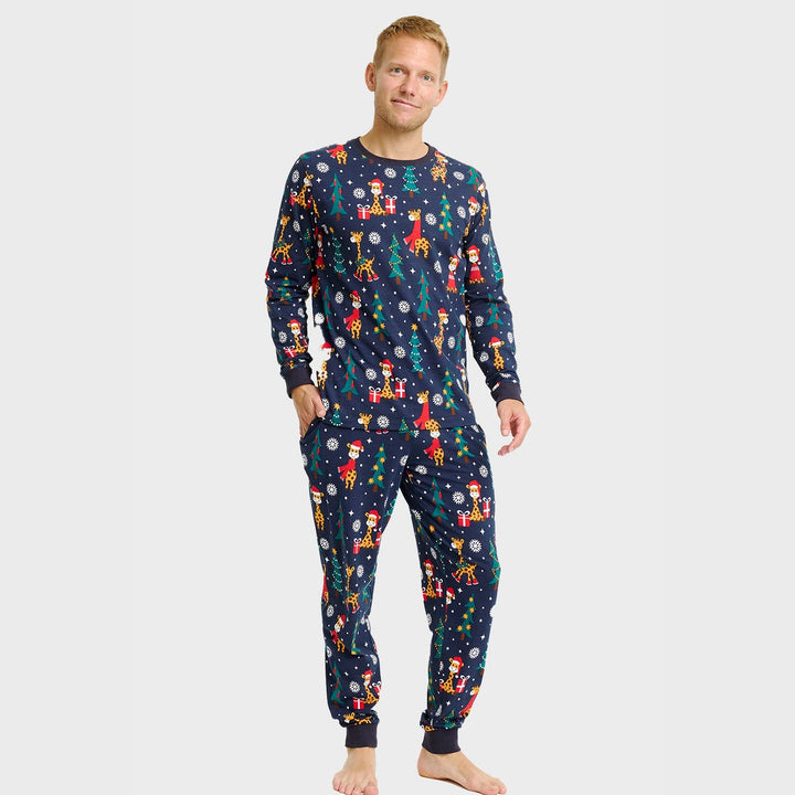 Stilla | Giraffernes jule-pyjamas til mænd