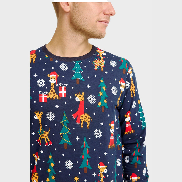Stilla | Giraffernes jule-pyjamas til mænd