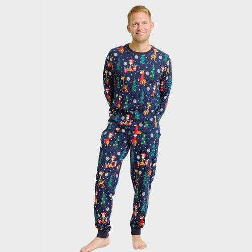 Stilla | Giraffernes jule-pyjamas til mænd