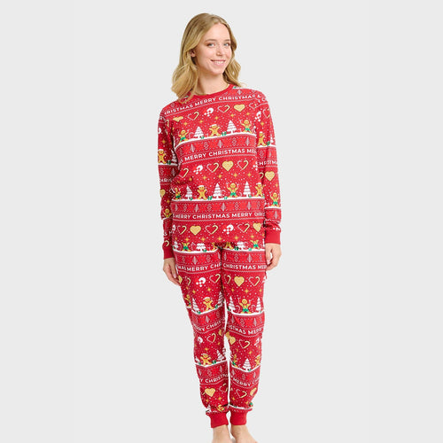 Stilla | Jule småkager Jule-pyjamas rød Damer