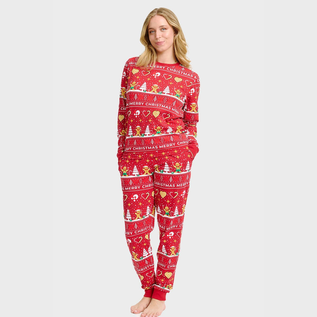 Stilla | Jule småkager Jule-pyjamas rød Damer