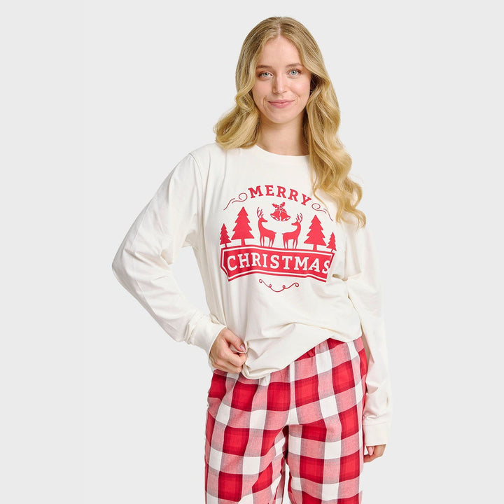 Stilla | Den glade julesovepyjamas-top kvinder