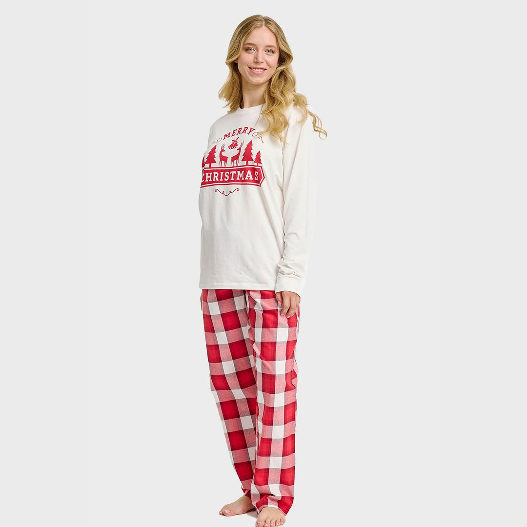 Stilla | Den glade julesovepyjamas-top kvinder