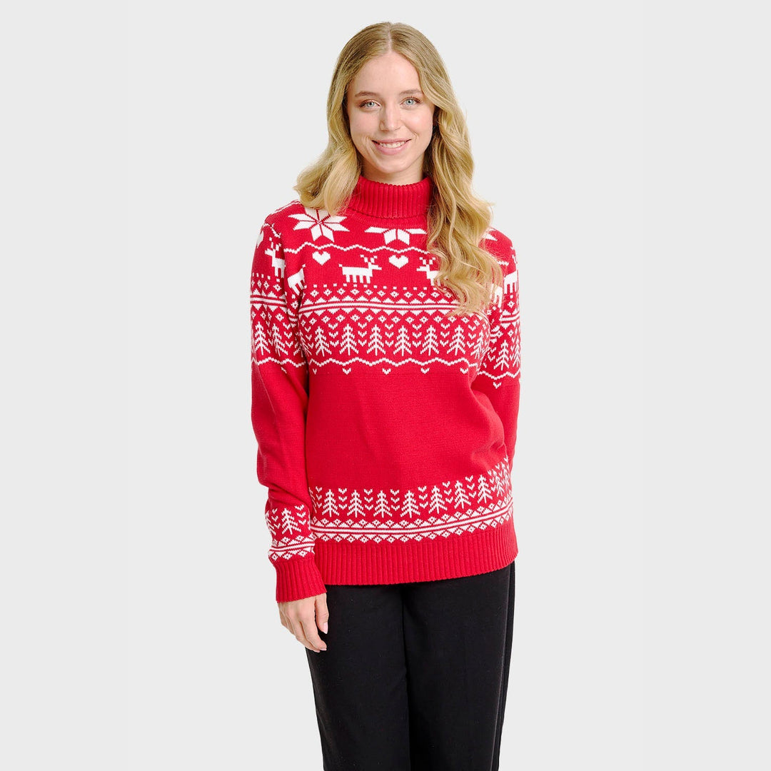 Stilla | Den Grønland Julerullekravepullover Dame
