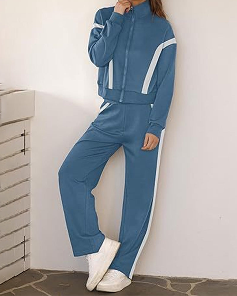 Stilla | Sæt med Sporty Casual Stil Egenskaber Fra Jakke og Bukser