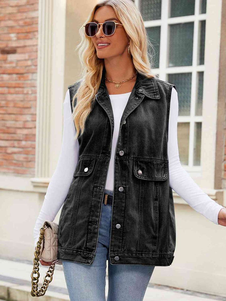Stilla | up Krave Denim Jakke Med Lommer